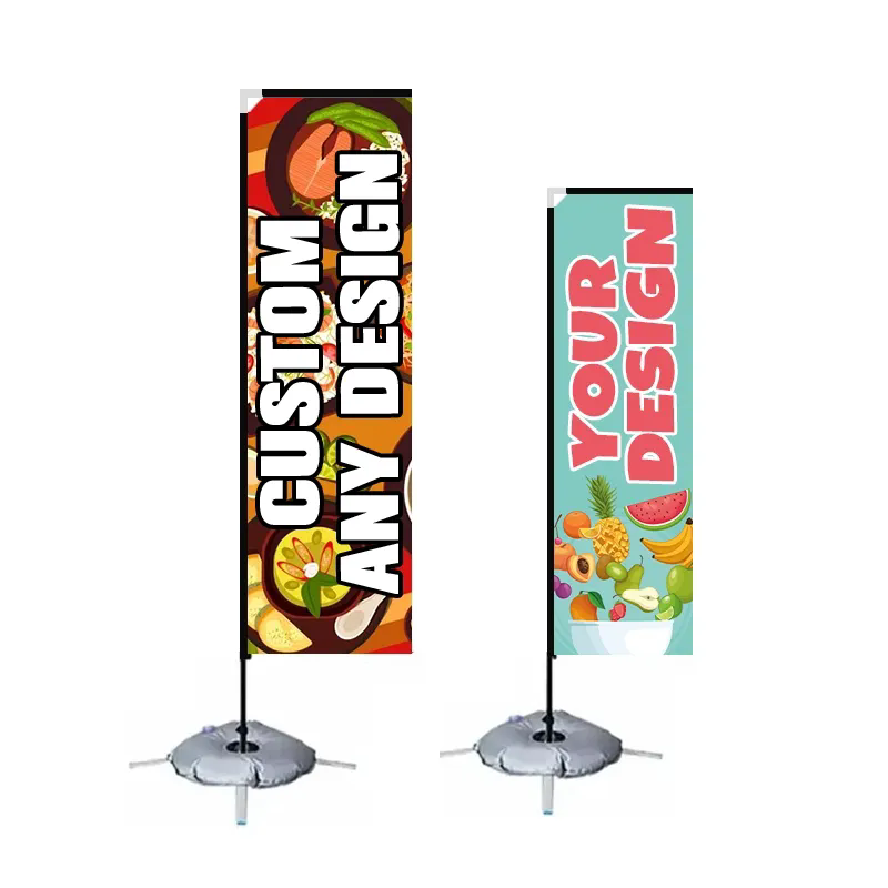 Comment les drapeaux de plage rectangulaires soutiennent-ils la visibilité extérieure de la marque sur les marchés locaux ?