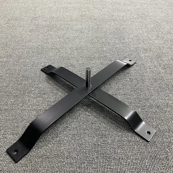 Base croisée en fer plat économique