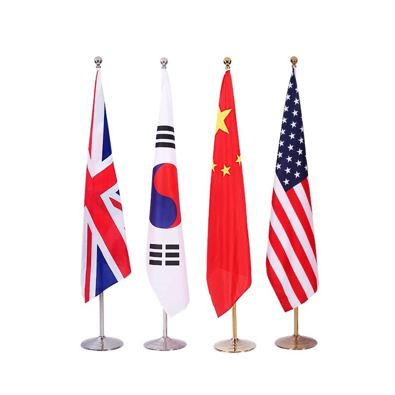 Mât de drapeau intérieur